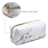 Marble Makeup Bag Organizer Portable Cosmetic Pouch Travel B