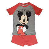 Pijama Mickey Mouse Niños Manga Corta Original Disney® 