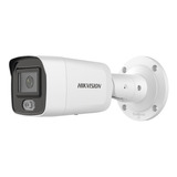 Camara Bala Ip 4mp Color 24/7 Lente 4mm Luz Blanca 40m Ip67