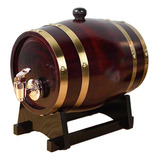 Barril De Vino Con Soporte, Barril De Vino De Madera, 3l