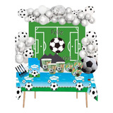 Decoración Y Cotillon De Futbol Para Cumpleaños 20 Personas