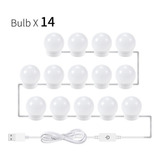 Con 14 Bombillas Led De Tocador Espejo Kit De Luz