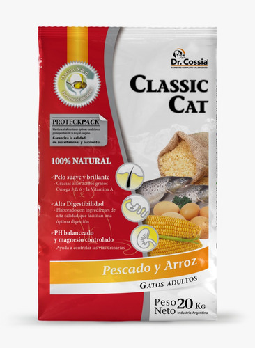 Dr.cossia Classic Cat  32% Proteinas X 20 Kg Calidad Premium