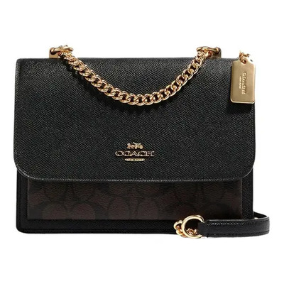 Bolsa Coach Original Klare Crossbody C9946 Signature Brown Cuero Color Marrón | Meses sin interés