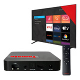 Smart Box Tv Transforme Sua Tv Tubo, Lcd, Led Em Smart Tvbox Cor Preto Tipo De Controle Remoto Padrão