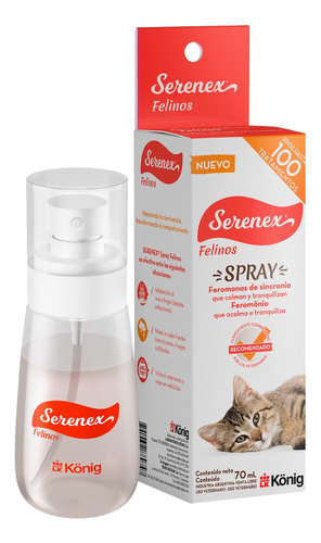 Serenex Feromonas Spray Para Gatos 70 Ml