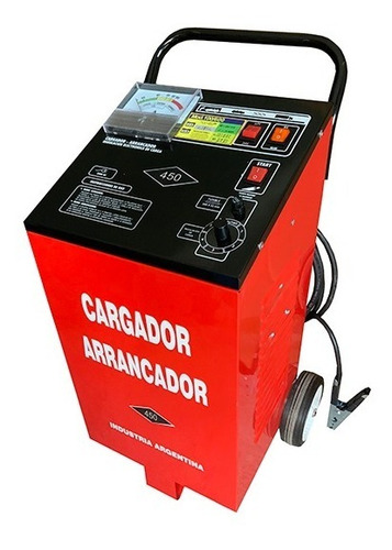 Cargador/arrancador C/carrito 100-400 Amp. 12 V Ind. Argent.