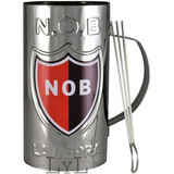 Vaso Guiro Newells Oficial Con Raspador 3/4 L - Full