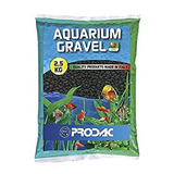 Grava Negra De Cuarzo Prodac 2,5kg Acuarios Pecera