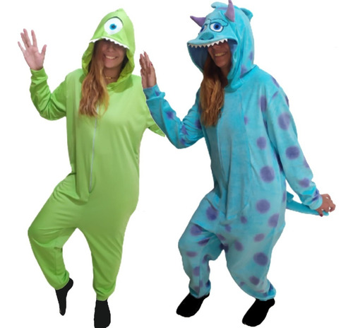 Pijama Kigurumi Macacão Monstros Sa Sullyvan Mike Wazowski