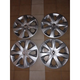 Juego X4 Tazas Renault Clio Rodado 13 Usadas