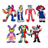 Peluche Digital Circus Todos Los Personajes Pack X7