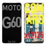 Tela Frontal Original Moto ( Com Aro ) G60 +película 3d+capa