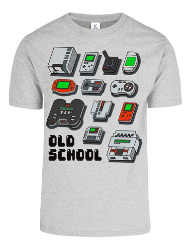 Playera Nintendo Consolas Clasicas Pixeles Retro