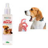 Spray Bucal Mau Hálito Para Cachorro Gato Pet Clean 120 Ml