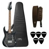 Guitarra Ibanez Grx70qa Tks Preto Sunburst + Kit