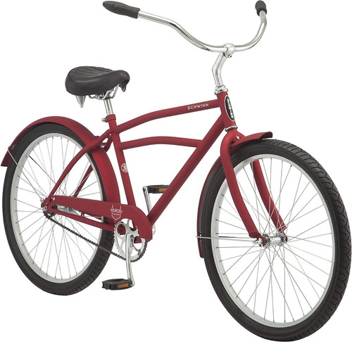 Bicicleta De Acero Color Rojo De 1 Velocidad 26p Schwinn