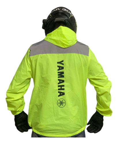 Chaqueta Rompevientos Reflectiva Para Moto O Bici Unisex