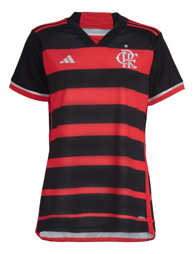 Camisa adidas Flamengo 1 24/25 S/nº Torcedor Feminina 