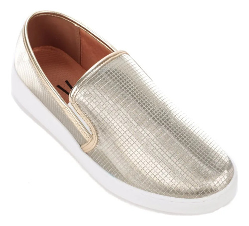 Tênis Feminino Slip On Metalizado Vizzano 1214.200