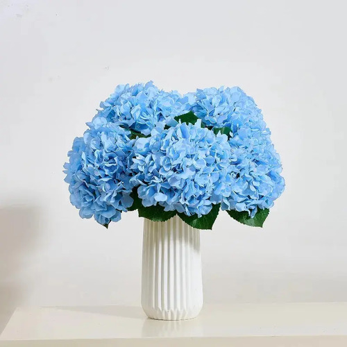 8 Hortensias De Seda De Flores Falsas Blancas | MercadoLibre