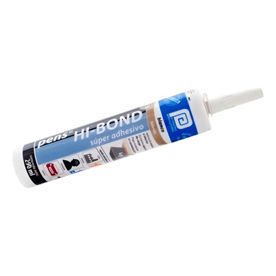 Silicon Adhesivo Pens Hi-bond Blanco 290ml Pennsylvania Azul Acero