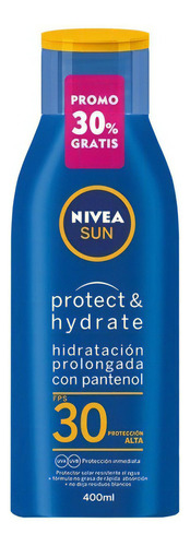 Protector Solar Protect & Hidrate Loción Fps 30 400 Ml