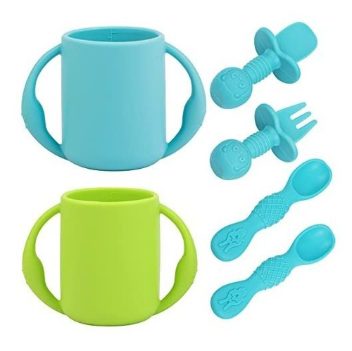 Tazas Y Cucharas Para Bebés - Taza De Entrenamiento De Silic