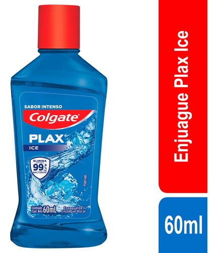 Enjuague Bucal Colgate Plax Ice 60 Ml