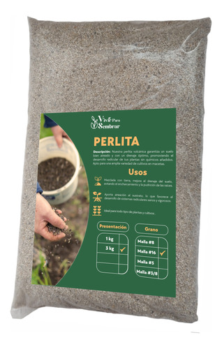 3kg De Perlita Sustrato Ideal Para Todo Tipo De Plantas