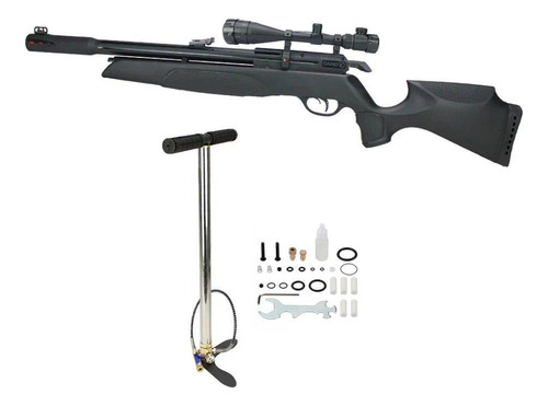 Carabina Gamo Pcp Arrow 5,5 Supressor+ Luneta 6-24x50 +bomba