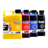 Tintas Officepro Pigme Bigcolors Para Hp Combo 500ml X4 Tank