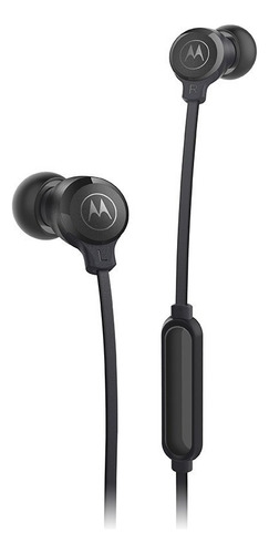 Audífono Motorola Earbuds 3-s In-ear Wired Mic Manos Libres Color Negro