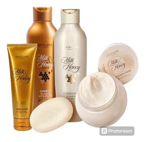 Kit Cuidado De Piel Milk Honey Gold Oriflame Original