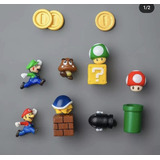 Set Colección Imanes Nevera Súper Mario Bros 