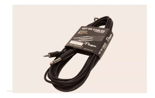 Cable Plug 6.5 A Mini Plug 3.5 Parquer 6 Metros Stereo Cuota