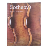 Catálogo Instrumentos Musicales. Violines - Sotheby's 2002