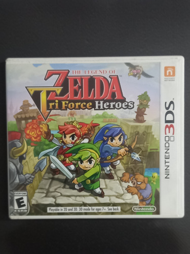 Legend Of Zelda Tri Force Heroes Nintendo 3ds Videojuego Usa