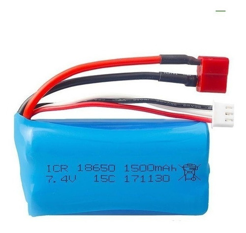 Bateria 7,4v X 1500mah P/ Carrinhos  12428 - 12423- 12427 Wl