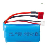 Bateria 7,4v X 1500mah P/ Carrinhos  12428 - 12423- 12427 Wl