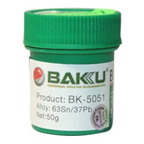 Soldadura De Estaño En Pasta Baku Bk-5051 X 50grs.