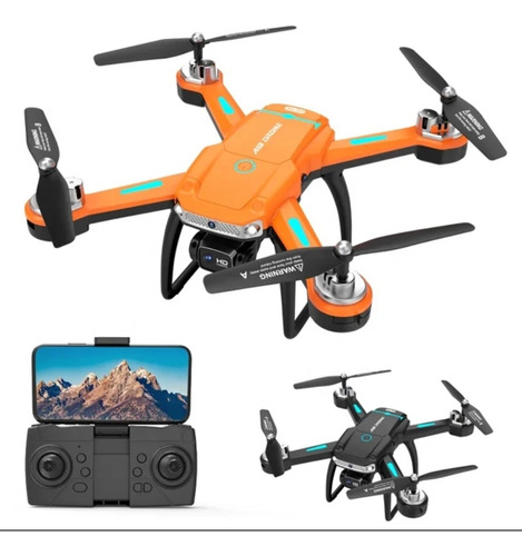 Dron Profesional A18 Con Gps, Dual Cámara  8k Y 4k 20-25 Vue