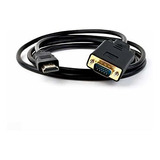 Cable Adaptador De Vídeo Activa Hdmi A Vga Oro Chapado...