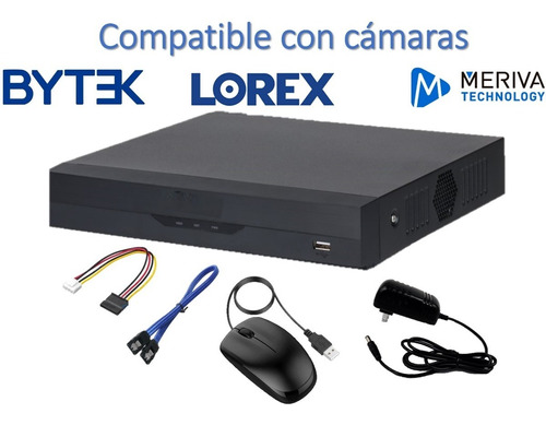 Dvr 16 Canales 8 Megapíxeles Compatible Con Cámaras Bytek 4k