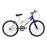 Bicicleta Mountain Bike Aro 24 Ultra Bikes Feminina Azul Cor Branco E Azul