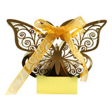 Caja De Caramelos Con Forma De Mariposa, 100 Unidades, Caja