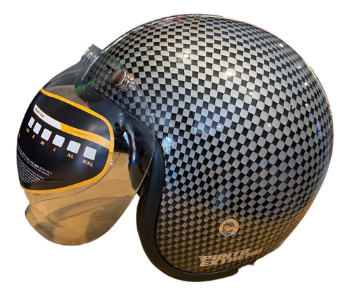 Casco Abierto Punto Extremo Xr629 Ym629 Graf.carbono Visor B