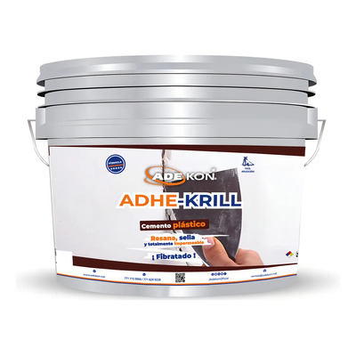 Adhe-krill Cemento Plástico Blanco 4l Grietas Y Fisuras | Envío gratis