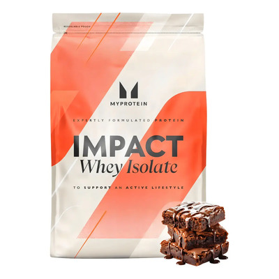 Proteína Whey Myprotein Impact sabor brownie de chocolate polvo 2.49g 69 porciones | MercadoLibre