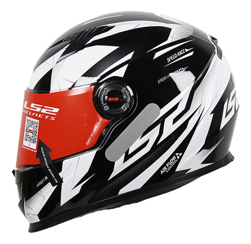 Casco Integral De Moto Ls2 Ff358 Moto Racing Ece Casco